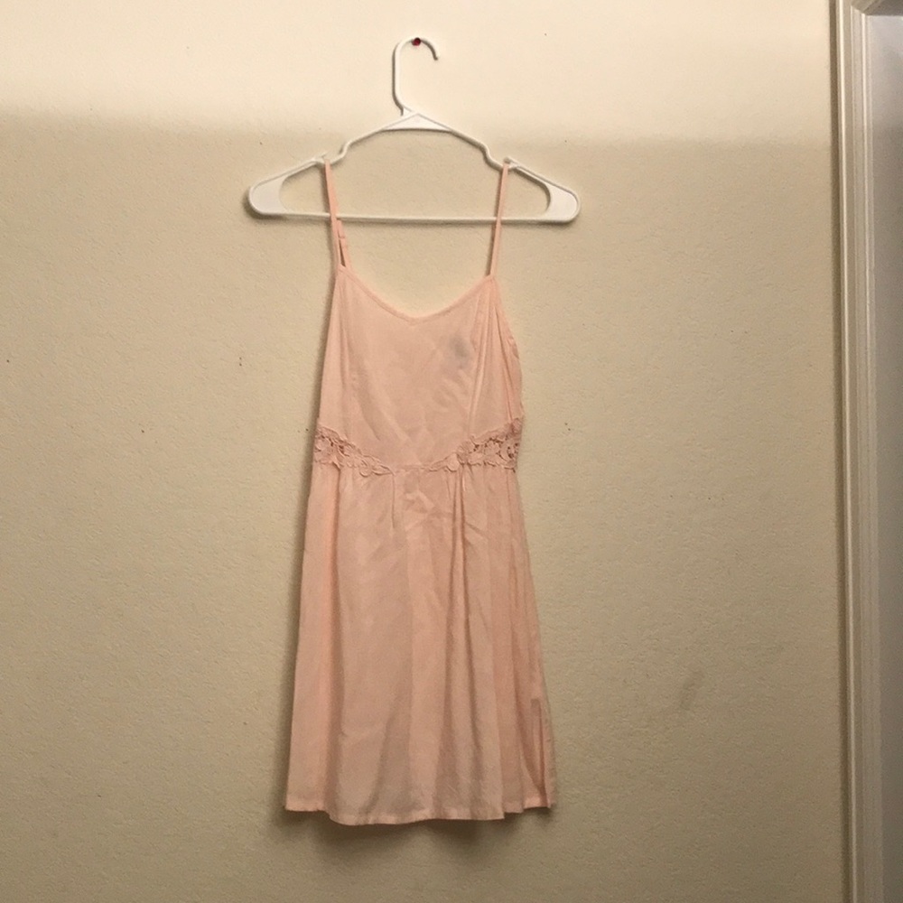 Peachy dress for summer time